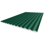 Corrugated Roof Sheet [Shinko Zinc] Thickness  0.6 mm Length  5 meter Green Color
